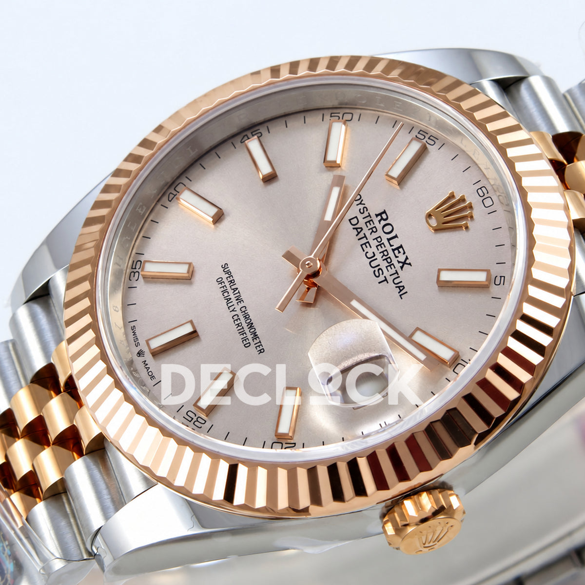 Rolex Datejust 41 126331 Rose Gold Stick Dial Jubilee VF DD3235