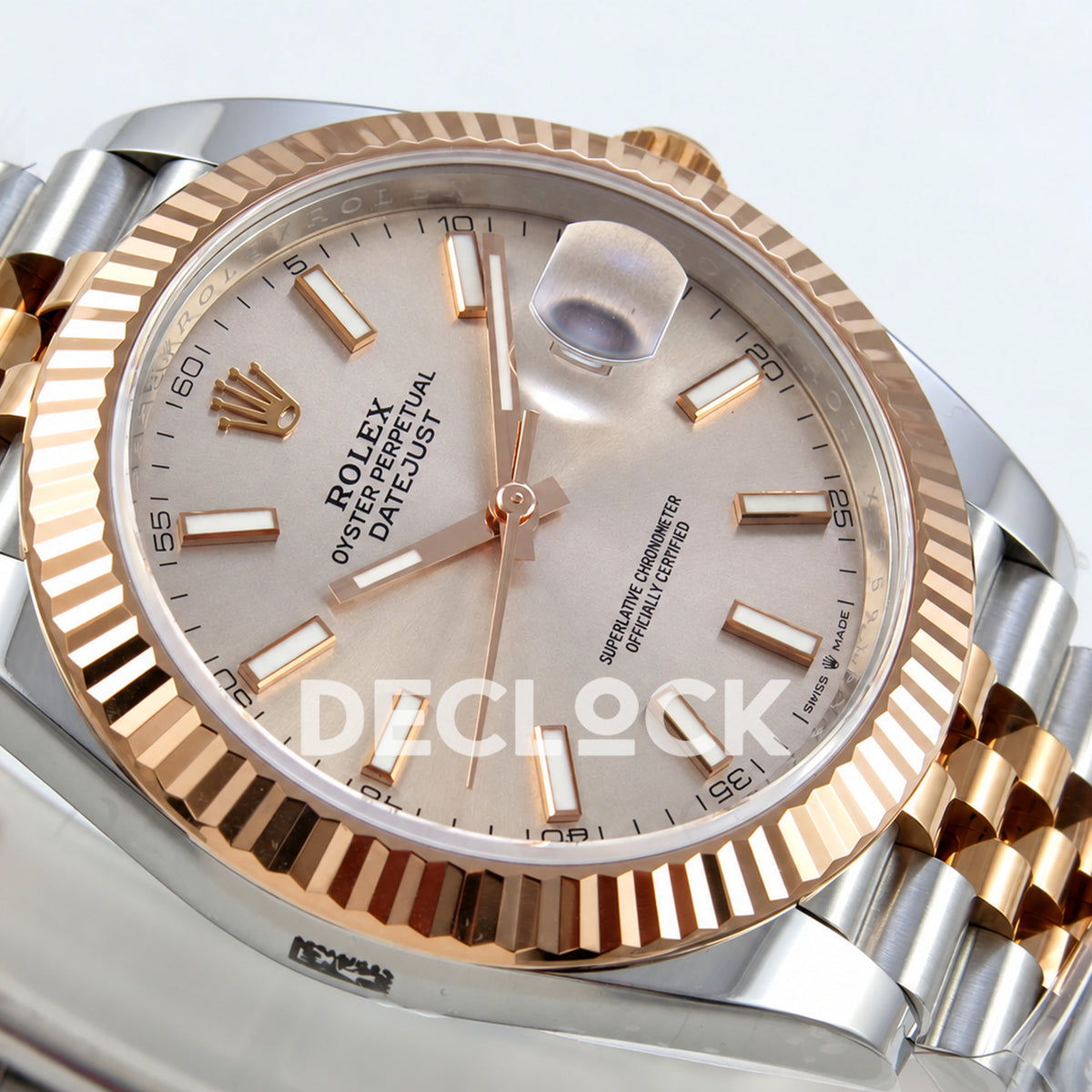 Rolex Datejust 41 126331 Rose Gold Stick Dial Jubilee VF DD3235