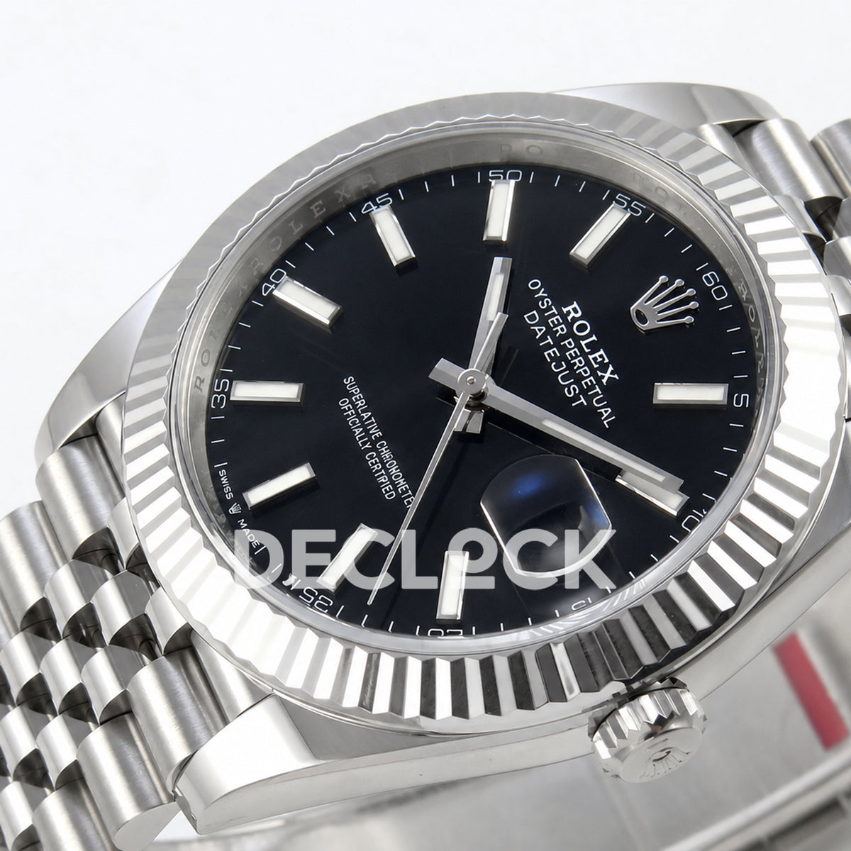 Rolex Datejust 41 126334 Black Stick Dial Jubilee GOLD Maker JH3235 Free Sprung