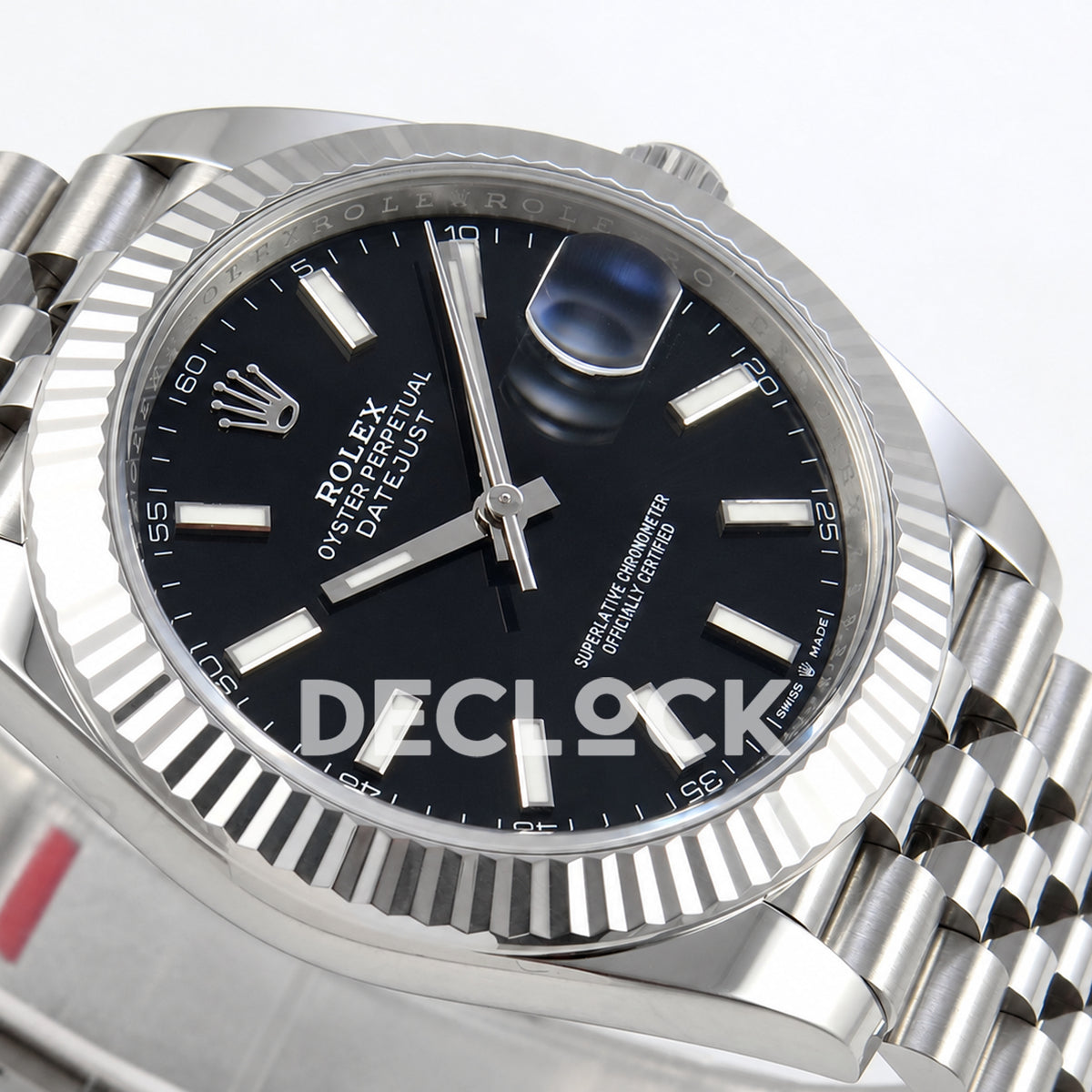 Rolex Datejust 41 126334 Black Stick Dial Jubilee GOLD Maker JH3235 Free Sprung