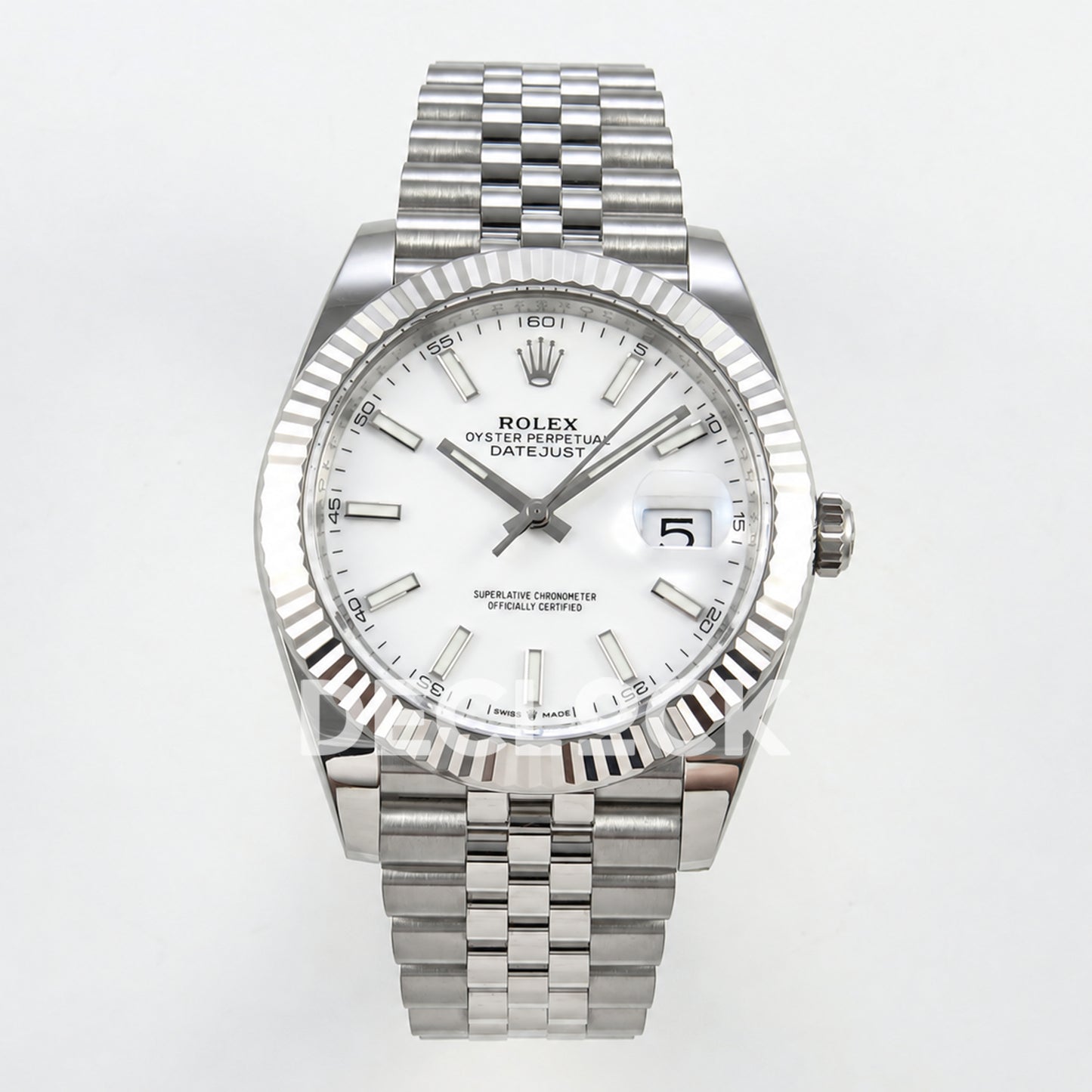 Rolex Datejust 41 126334 White Stick Dial Jubilee GOLD Maker JH3235 Free Sprung