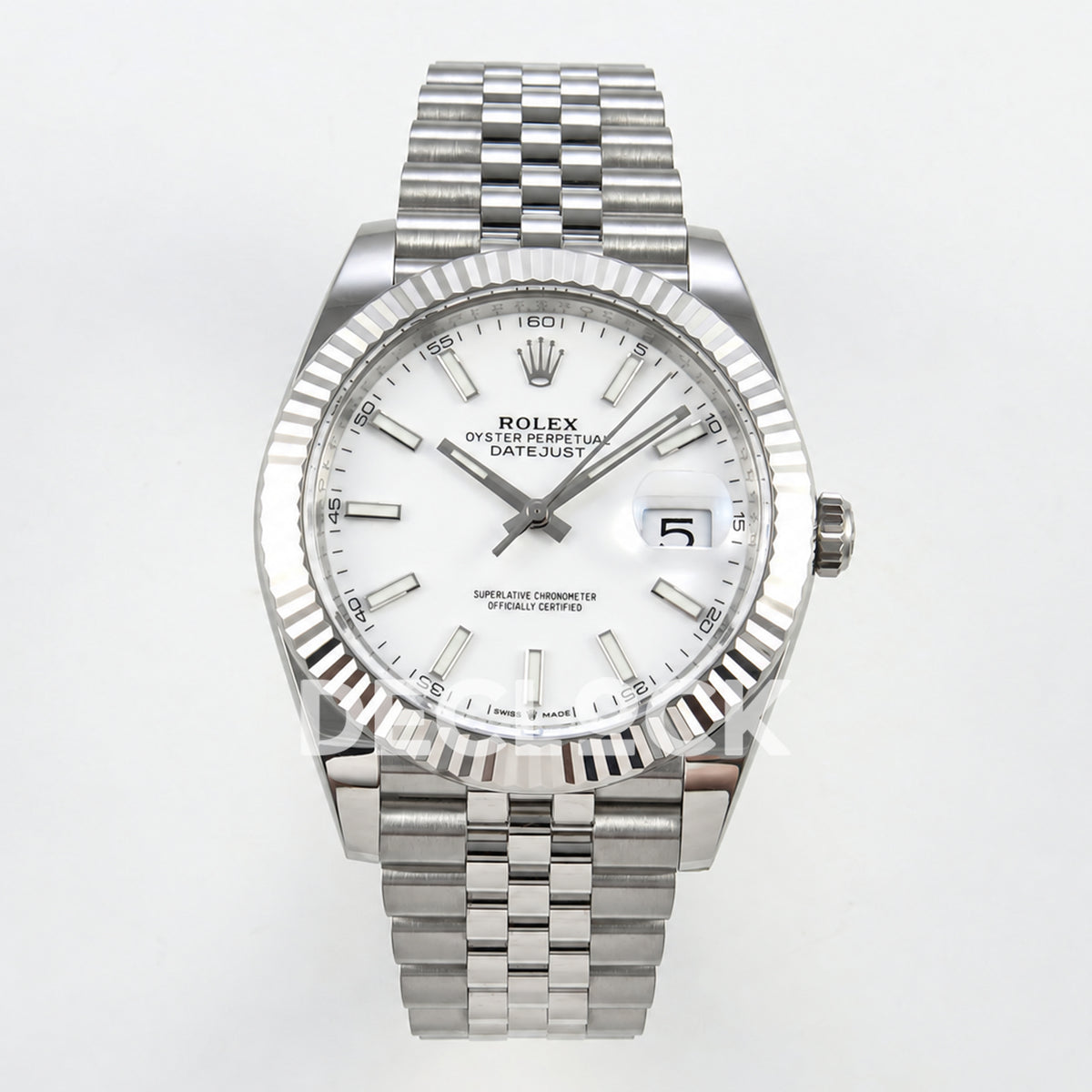 Rolex Datejust 41 126334 White Stick Dial Jubilee GOLD Maker JH3235 Free Sprung