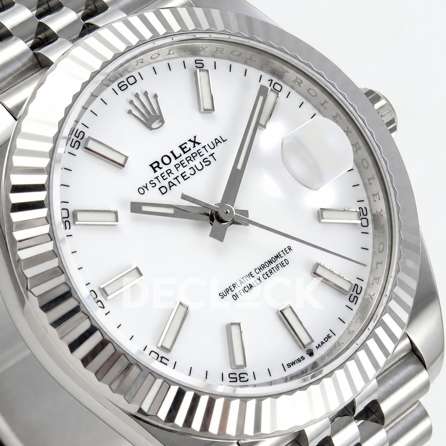 Rolex Datejust 41 126334 White Stick Dial Jubilee GOLD Maker JH3235 Free Sprung