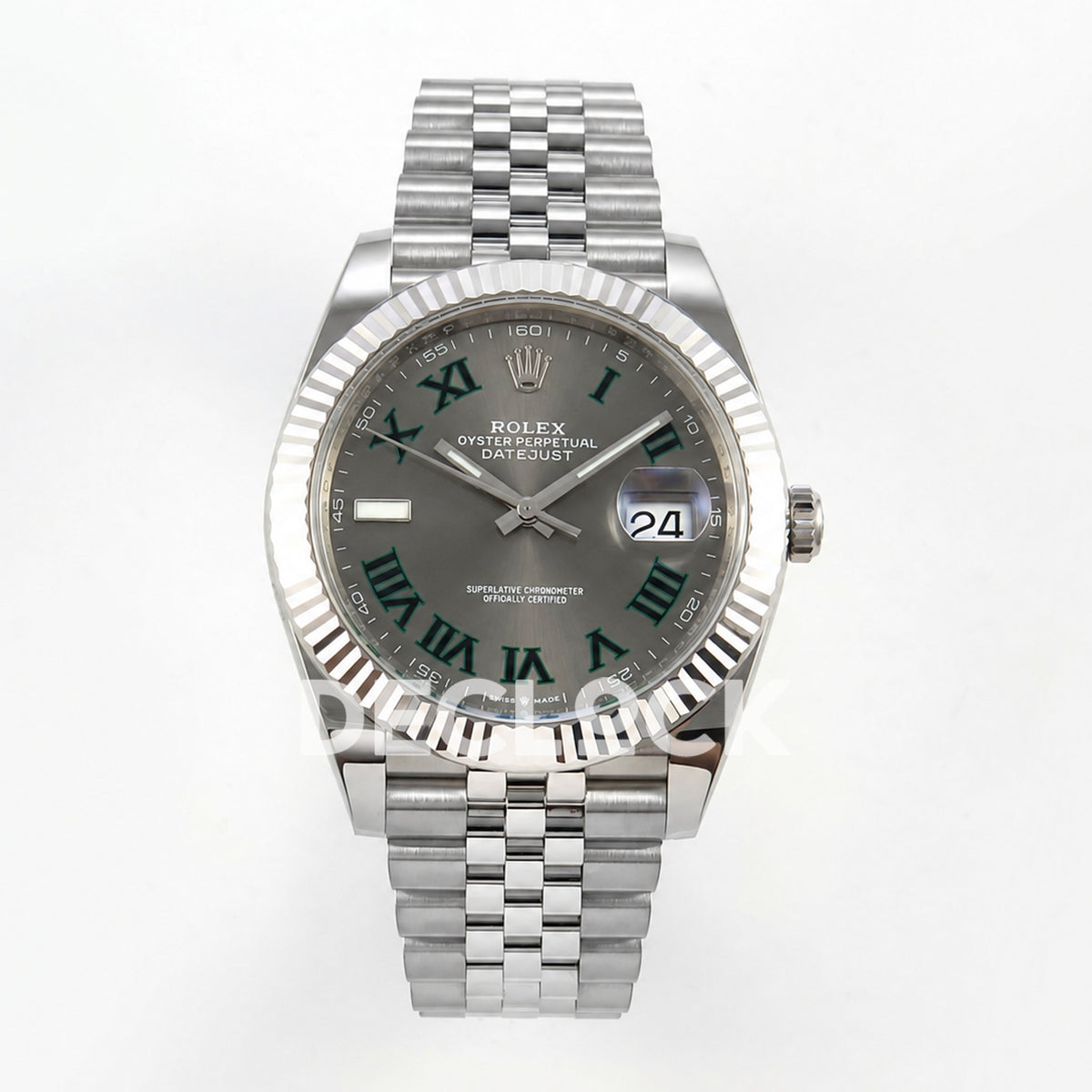 Rolex Datejust 41 126334 Wimbledon Jubilee GOLD Maker JH3235 Free Sprung