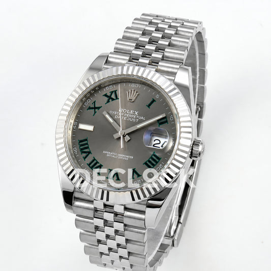 Rolex Datejust 41 126334 Wimbledon Jubilee GOLD Maker JH3235 Free Sprung