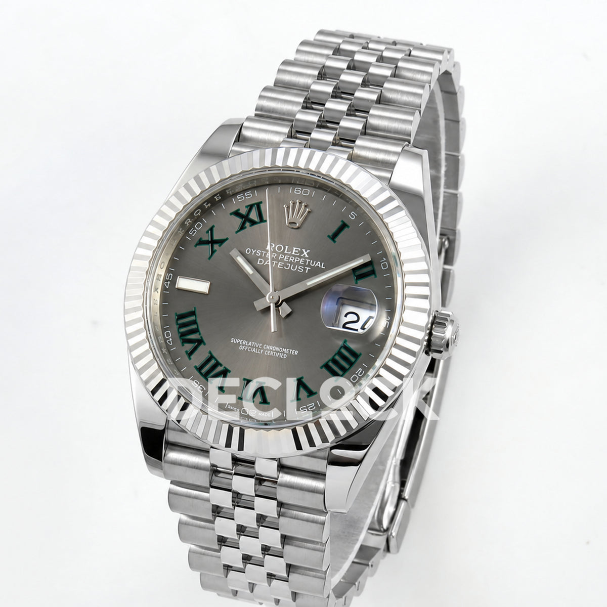 Rolex Datejust 41 126334 Wimbledon Jubilee GOLD Maker JH3235 Free Sprung