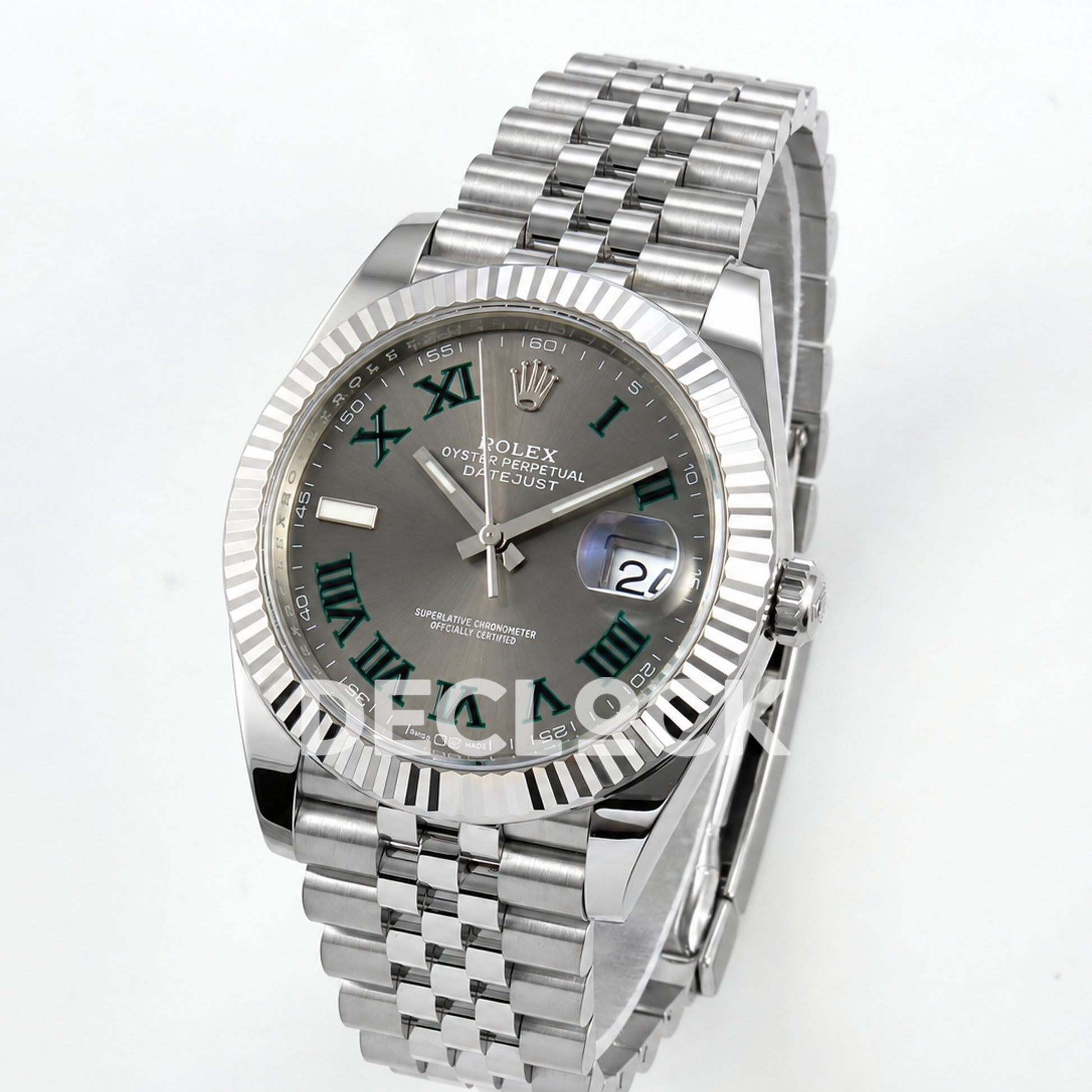 Rolex Datejust 41 126334 Wimbledon Jubilee GOLD Maker JH3235 Free Sprung