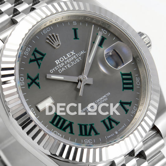 Rolex Datejust 41 126334 Wimbledon Jubilee GOLD Maker JH3235 Free Sprung