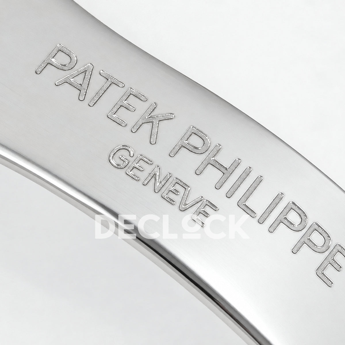 Patek Philippe Celestial 6102P-001 PPF replica with blue dial and blue leather strap — clasp engraving