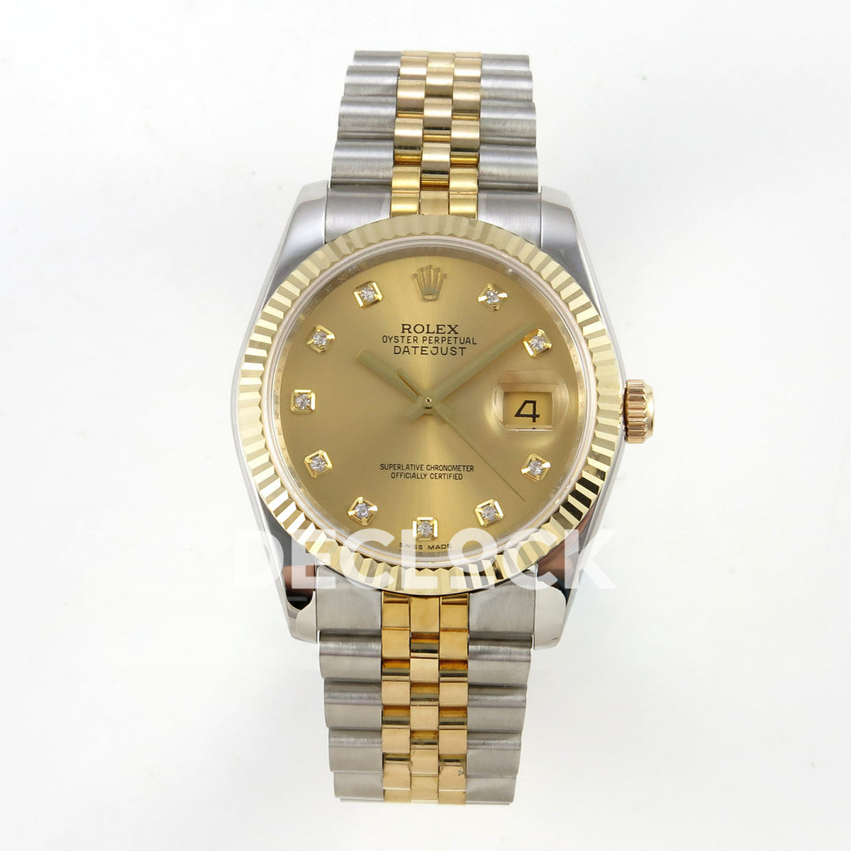 Rolex Datejust 31mm Champagne Dial Yellow Gold / Steel Jubilee GMF A2824 - front view