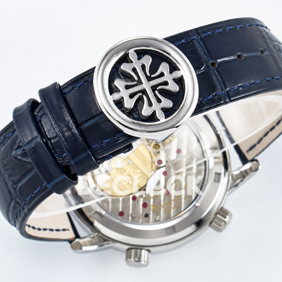 Patek Philippe Celestial Moon Age YLF replica — rear view with folding clasp