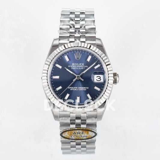 Rolex Datejust 31mm 278274 Blue Baton Dial Steel Jubilee ARF 2688 - front view