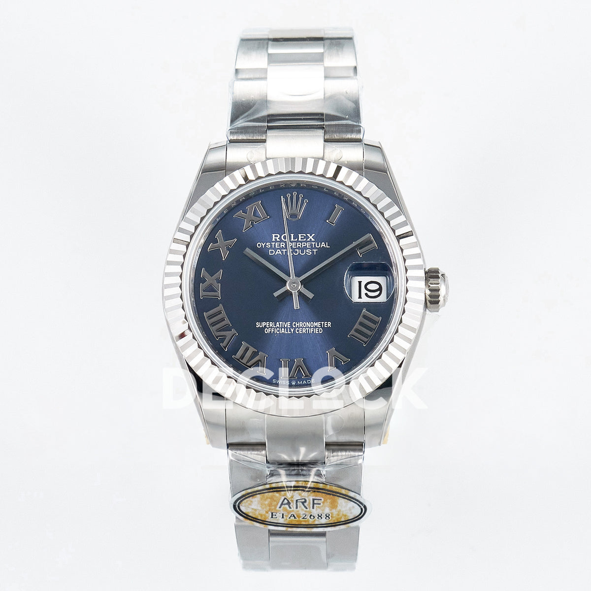 Rolex Datejust 31mm 278274 Blue Roman Dial Steel Oyster ARF 2688 - front view
