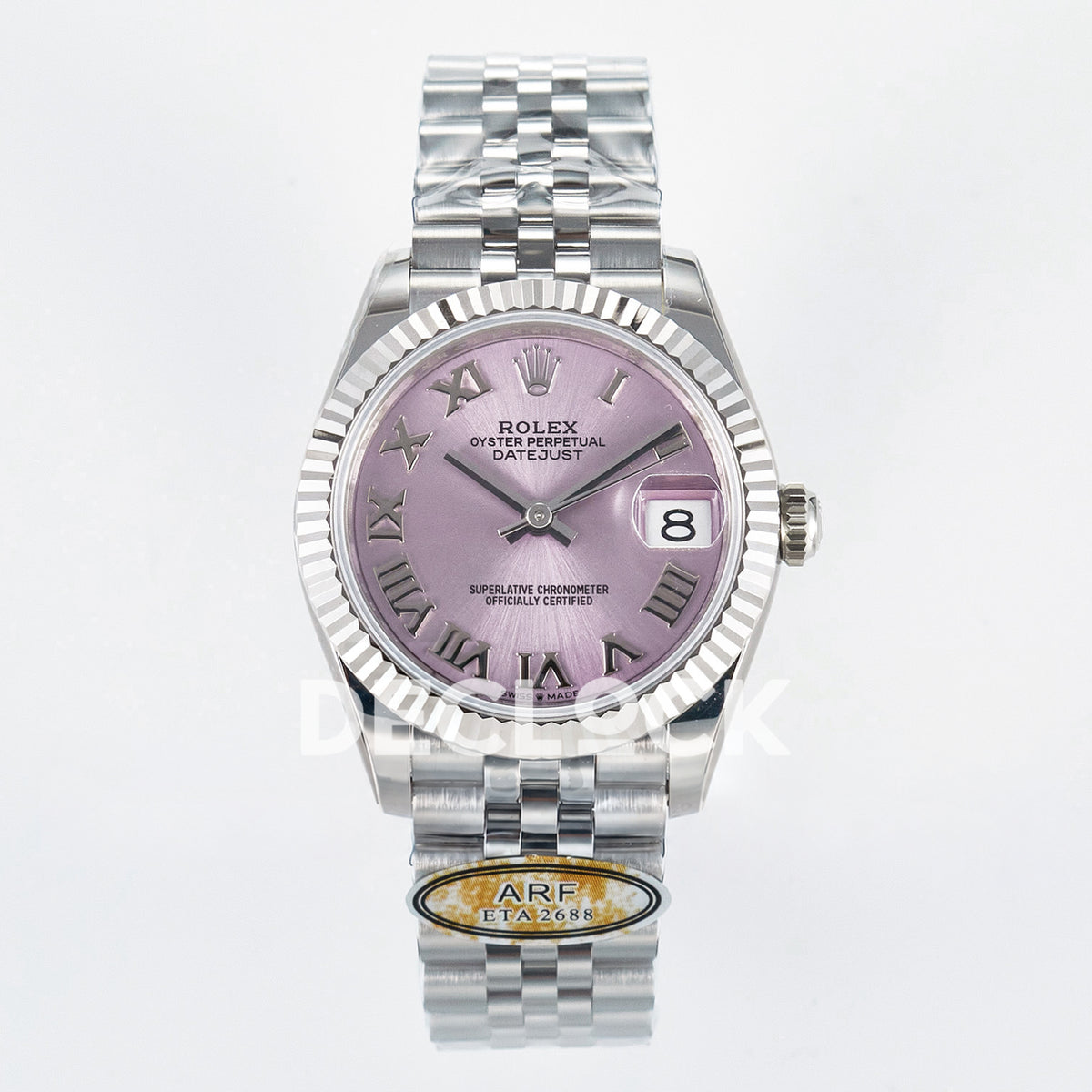 Rolex Datejust 31mm 278274 Pink Roman Dial Steel Jubilee ARF 2688 - front view