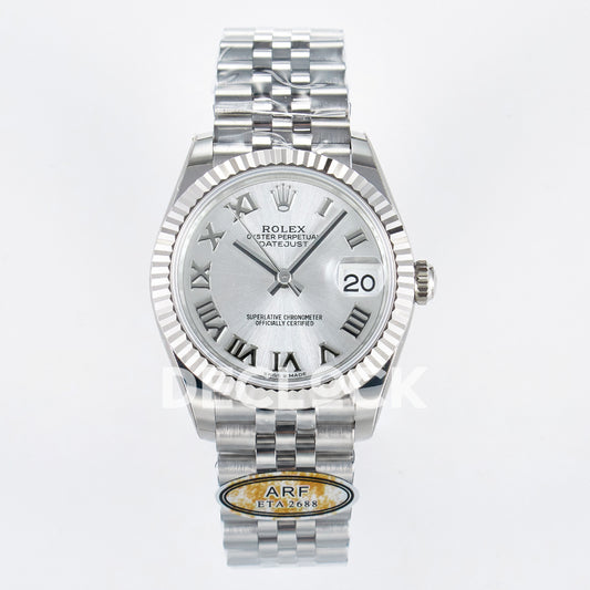 Rolex Datejust 31mm 278274 Silver Roman Dial Steel Jubilee ARF 2688 - front view
