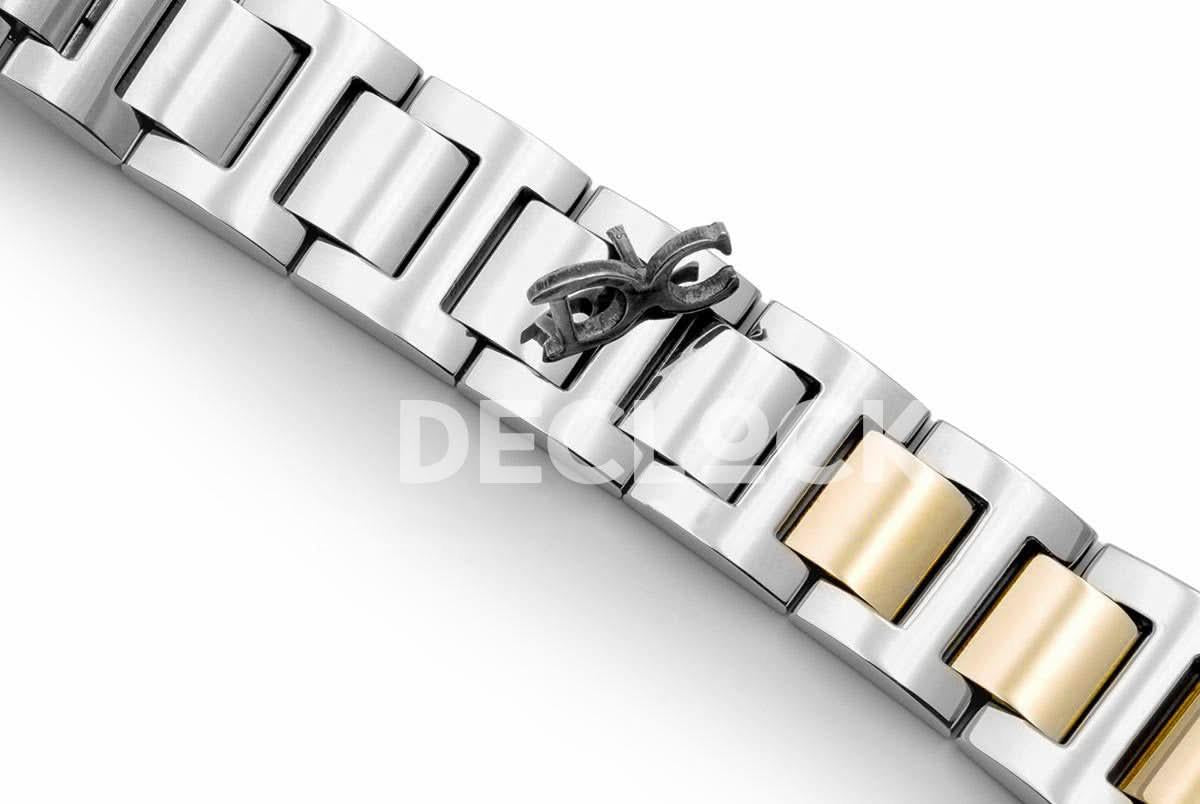 Replica Cartier Ballon Bleu De Cartier 33mm Silver Dial in Steel/ Yellow Gold |  Declock.