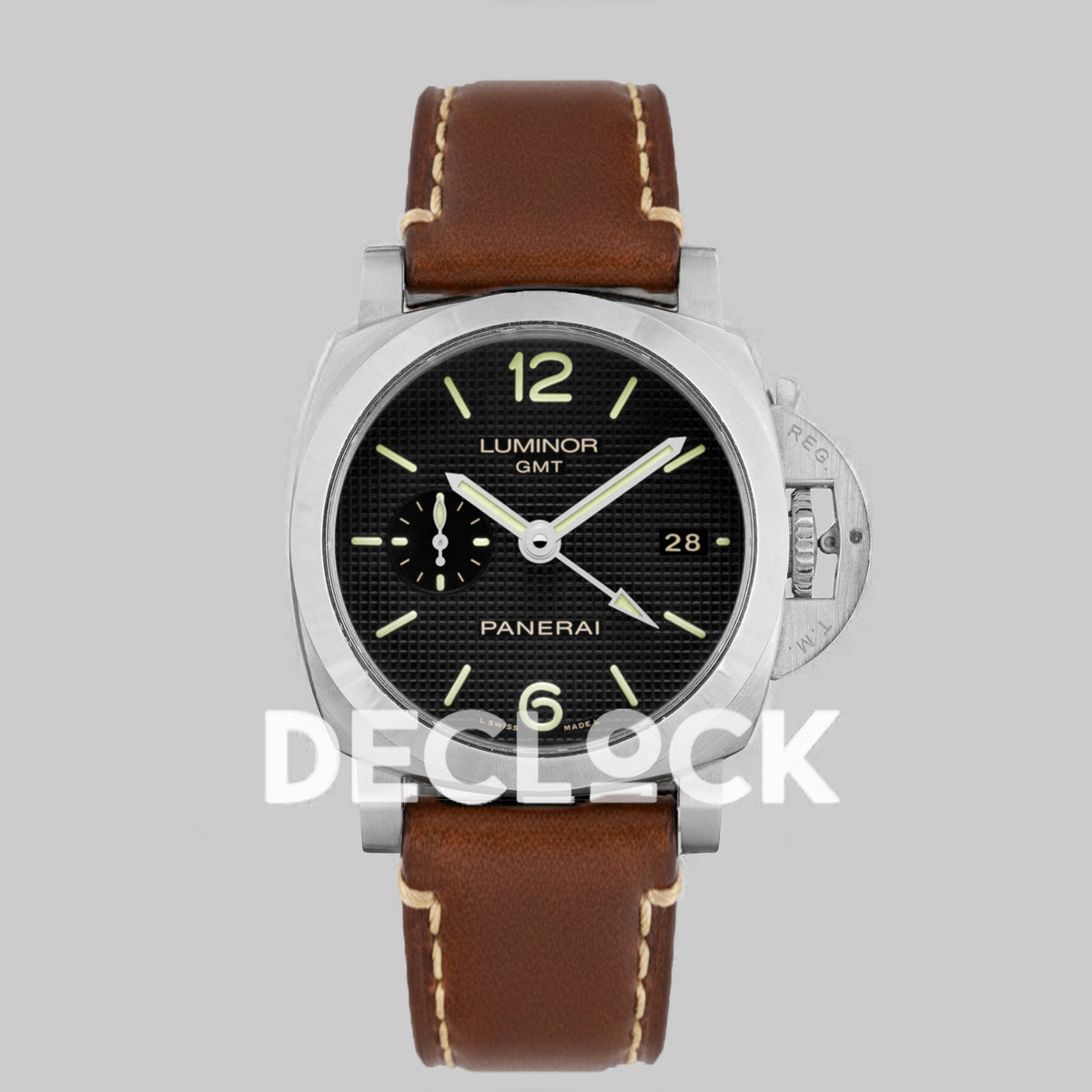 Panerai Radiomir 1940 GMT Power Reserve PAM00999 Green Dial Replica Watch