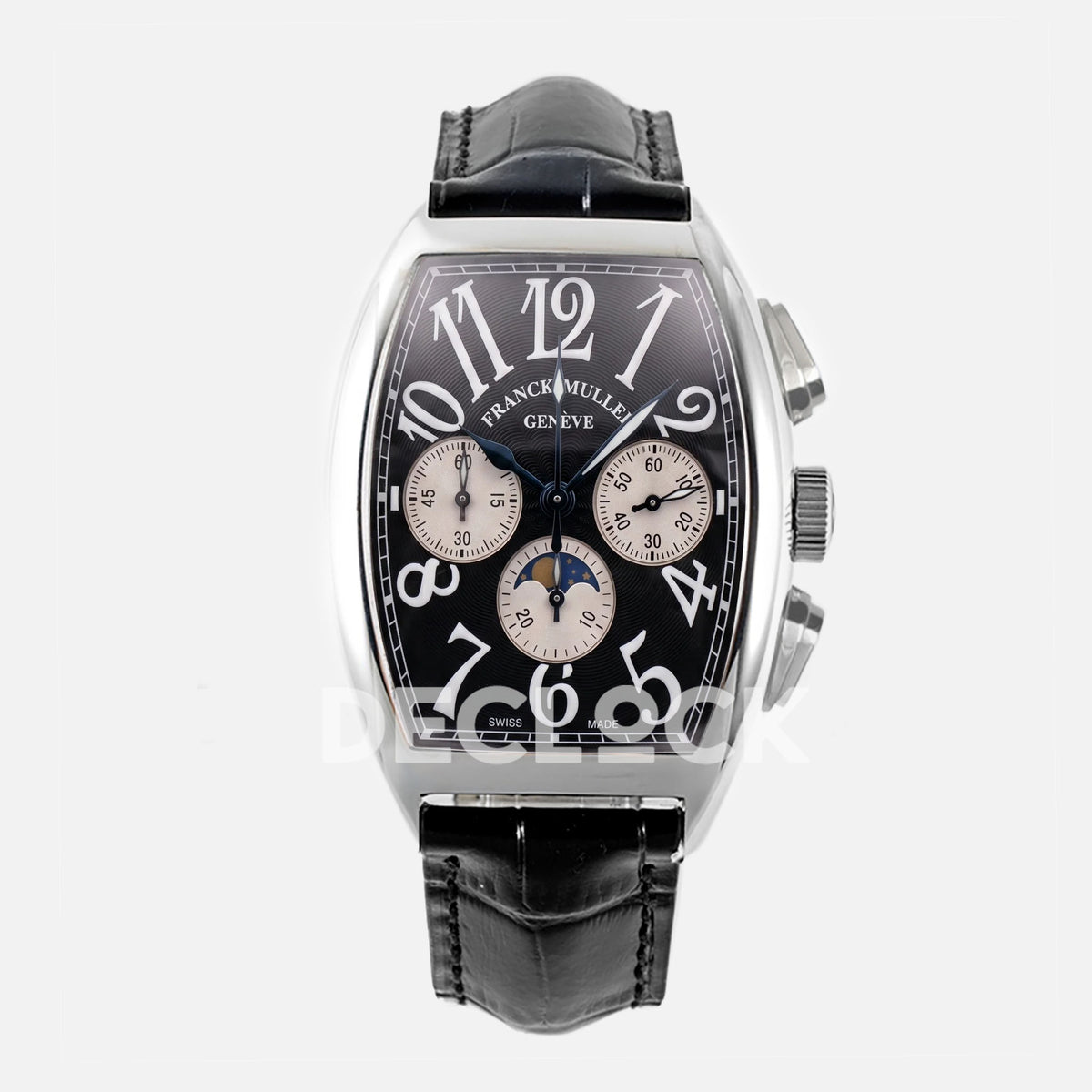 Franck Muller Crazy Hours Black Dial with Colourful Markers in Rose Gold Replica Watch
