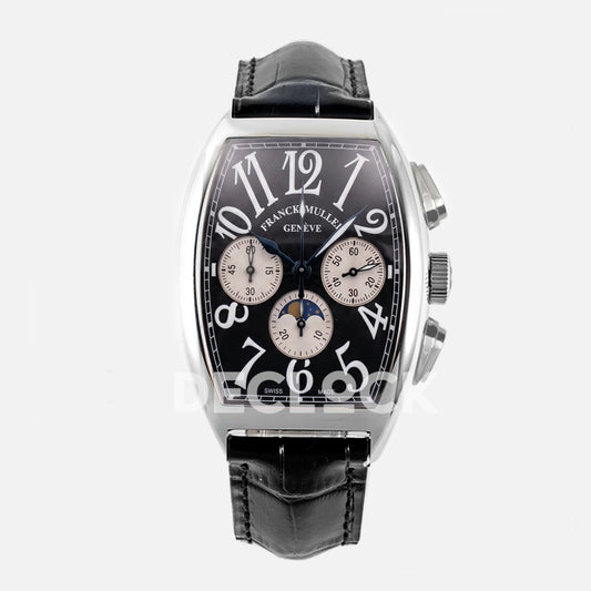 Franck Muller Crazy Hours Black Dial with Colourful Markers in Rose Gold Replica Watch