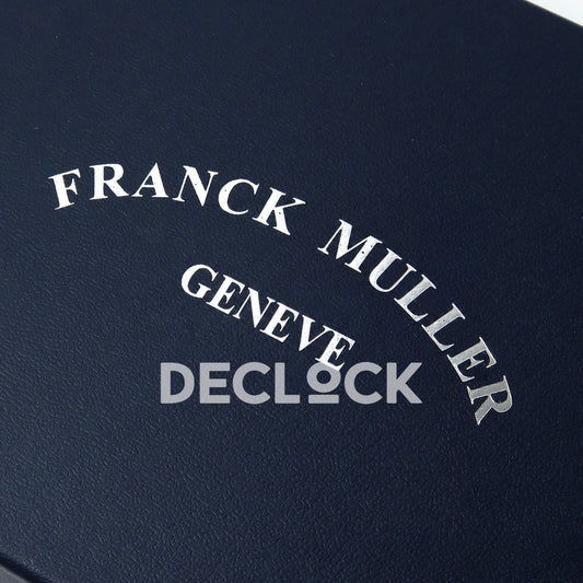 Franck Muller Black Box Set with Booklet and Paper replica - outer packaging inscription