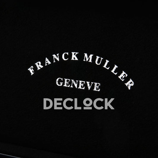 Franck Muller Black Box Set with Booklet and Paper replica - inner lid inscription