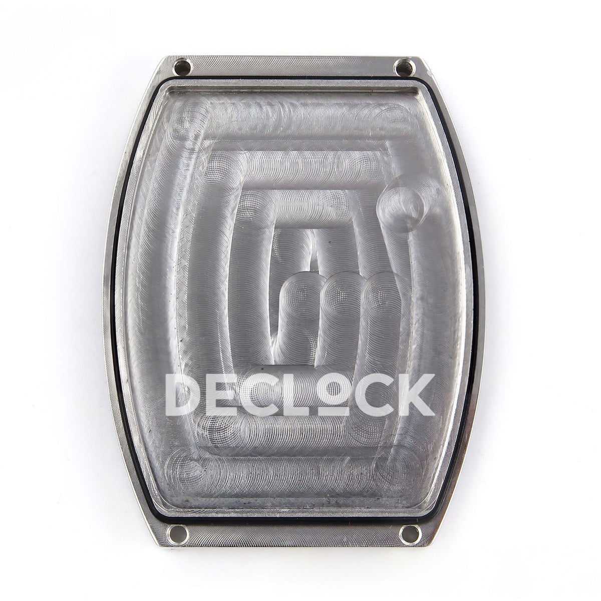 Franck Muller Crazy Hours Black Badge Steel Blue Dial TWF A23J replica - caseback interior