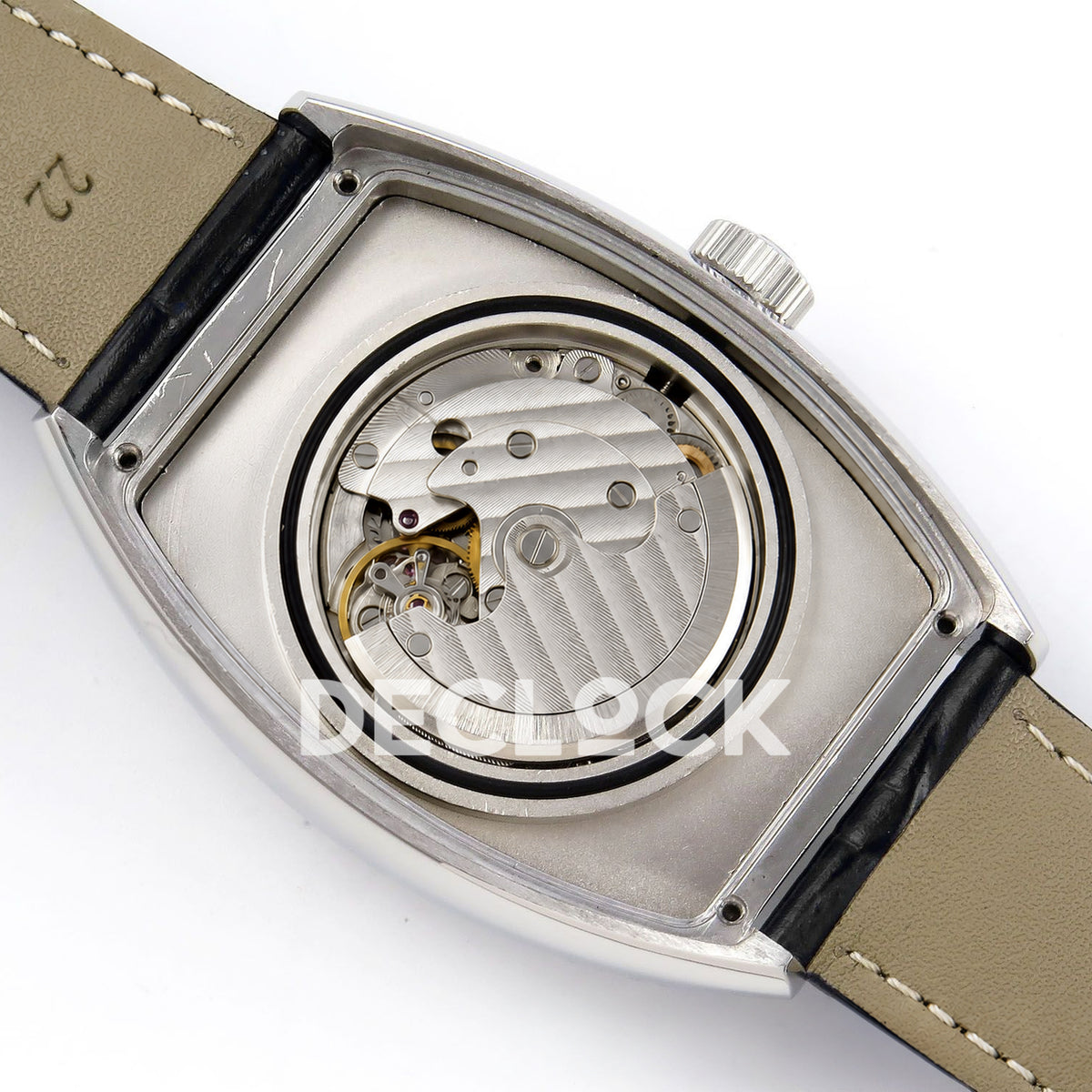 Franck Muller Crazy Hours Black Badge Steel Blue Numerals TWF A23J replica - movement balance back