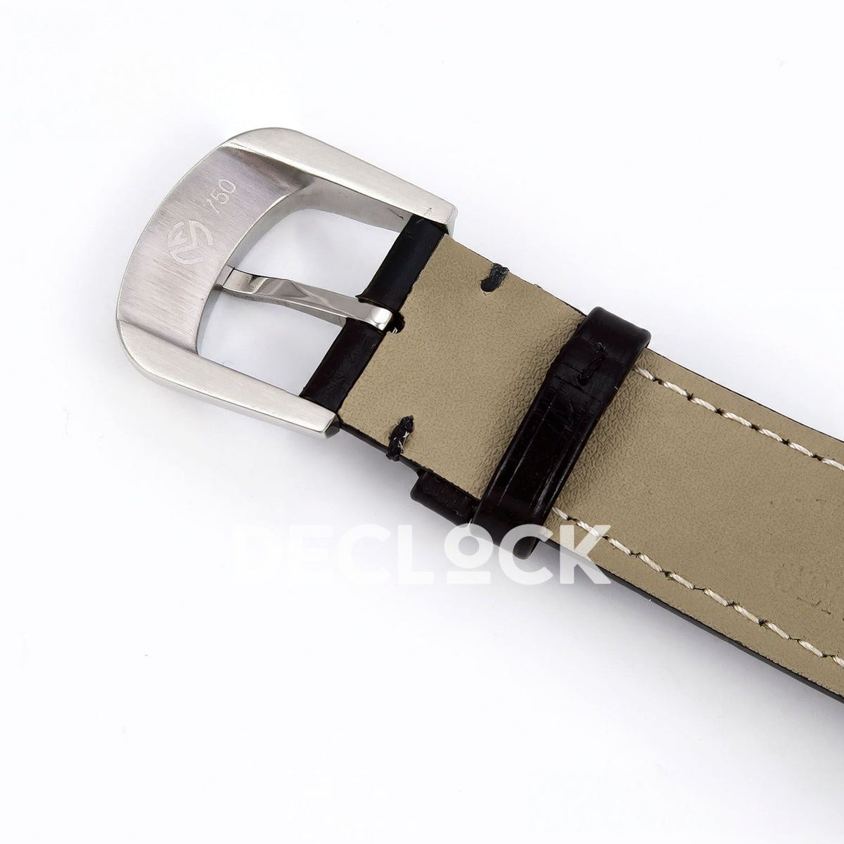 Franck Muller Crazy Hours Black Badge Steel Blue Numerals TWF A23J replica - strap underside