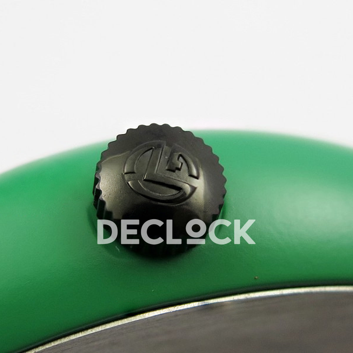 Franck Muller Crazy Hours Green PVD Black Dial Color Dreams - Crown close-up