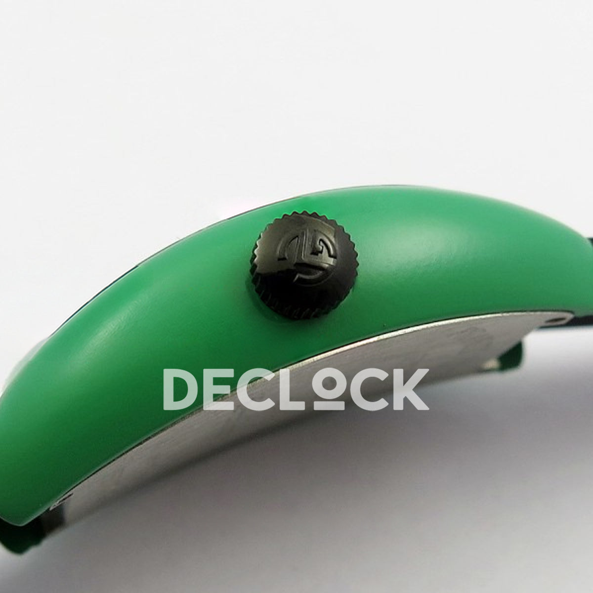 Franck Muller Crazy Hours Green PVD Black Dial Color Dreams - Crown side profile