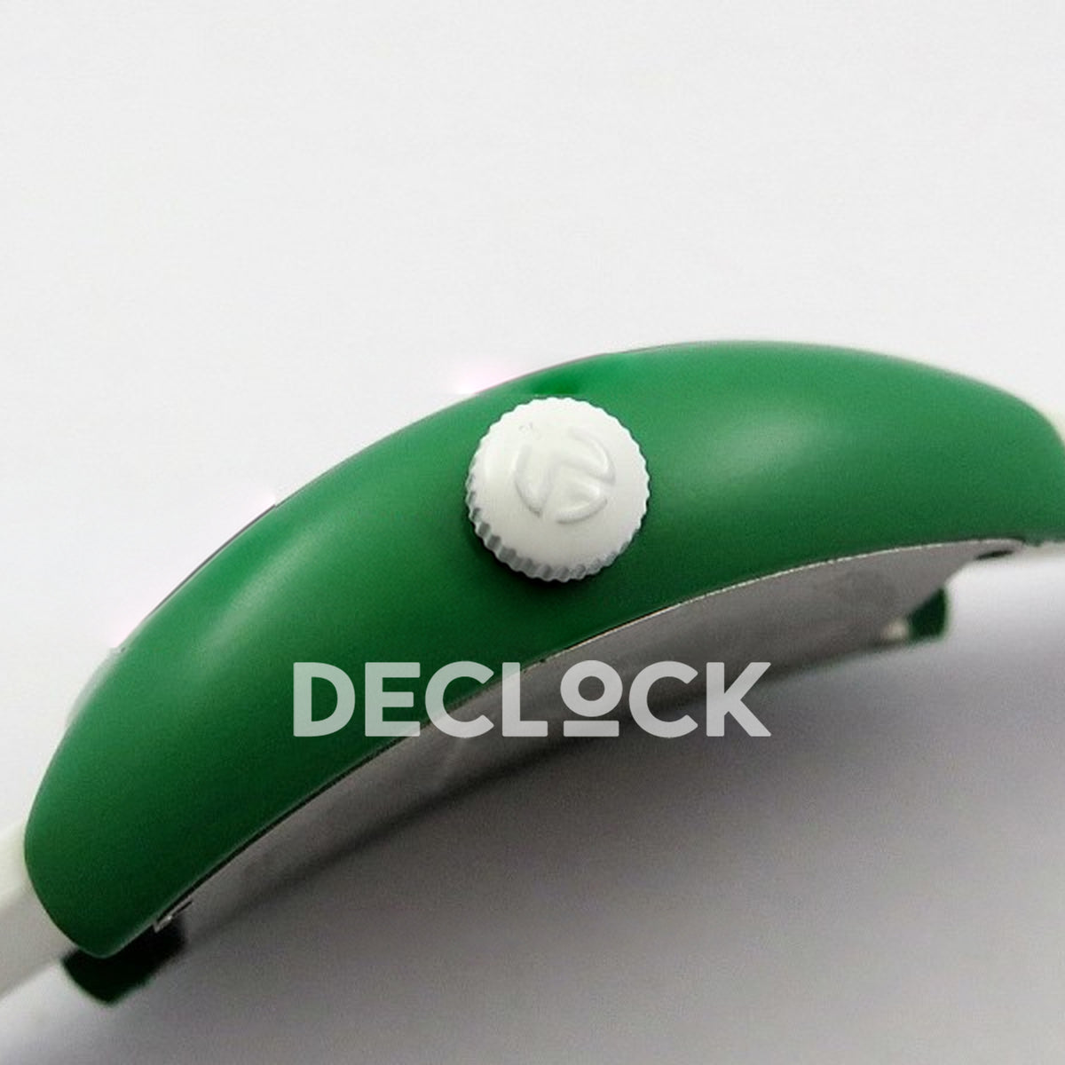 Franck Muller Crazy Hours Green PVD White Dial Color Dreams - Crown side profile