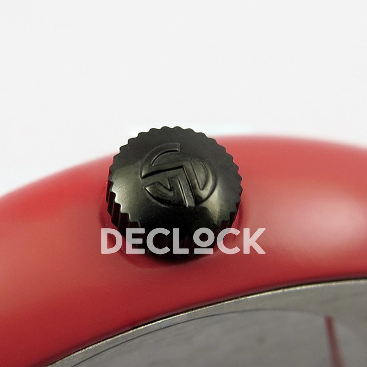 Franck Muller Crazy Hours Red PVD Black Dial Color Dreams - Crown close-up