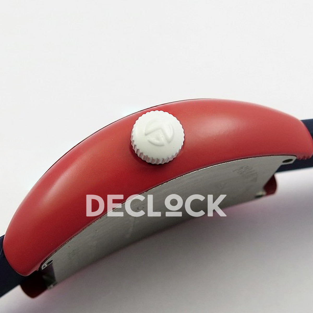Franck Muller Crazy Hours Red PVD Blue Dial - Crown side profile
