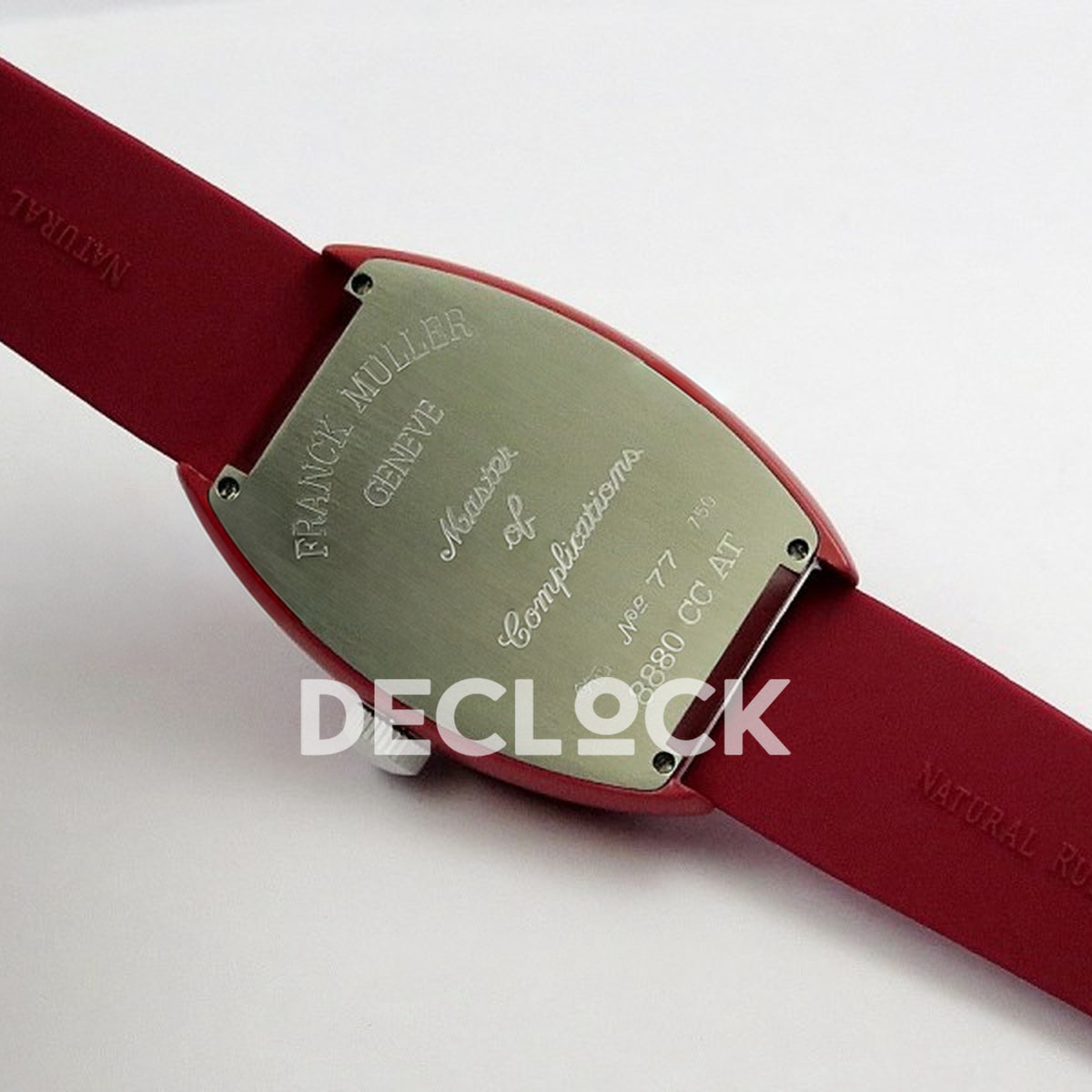 Franck Muller Crazy Hours Red PVD Red Dial - Case back and strap