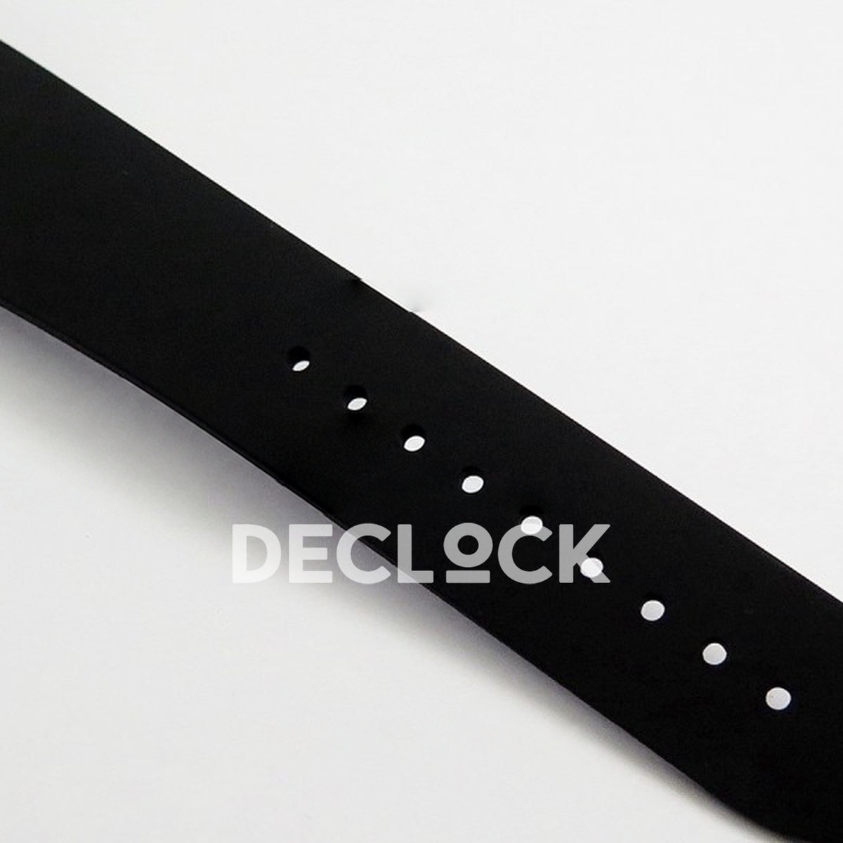 Franck Muller Crazy Hours White PVD Black Dial - Rubber strap detail
