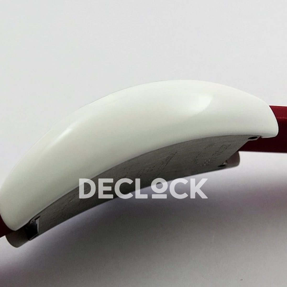 Franck Muller Crazy Hours White PVD Red Dial - Case side profile