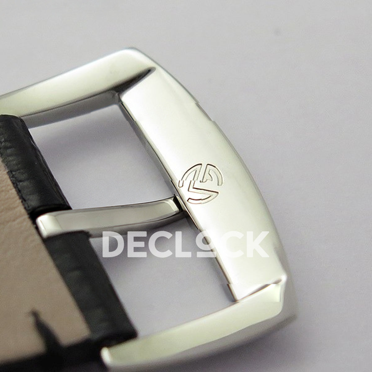 Franck Muller Master Square White Multicolor Arabic Dial Black Leather - Buckle exterior
