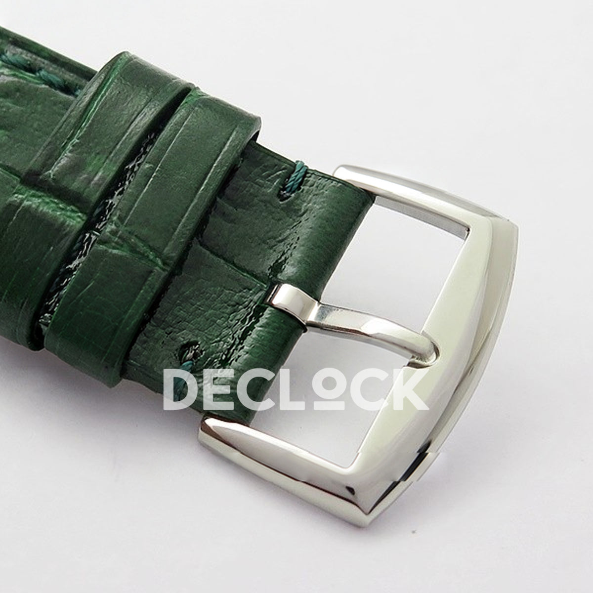 Franck Muller Master Square White Multicolor Arabic Dial Green Leather - Buckle interior