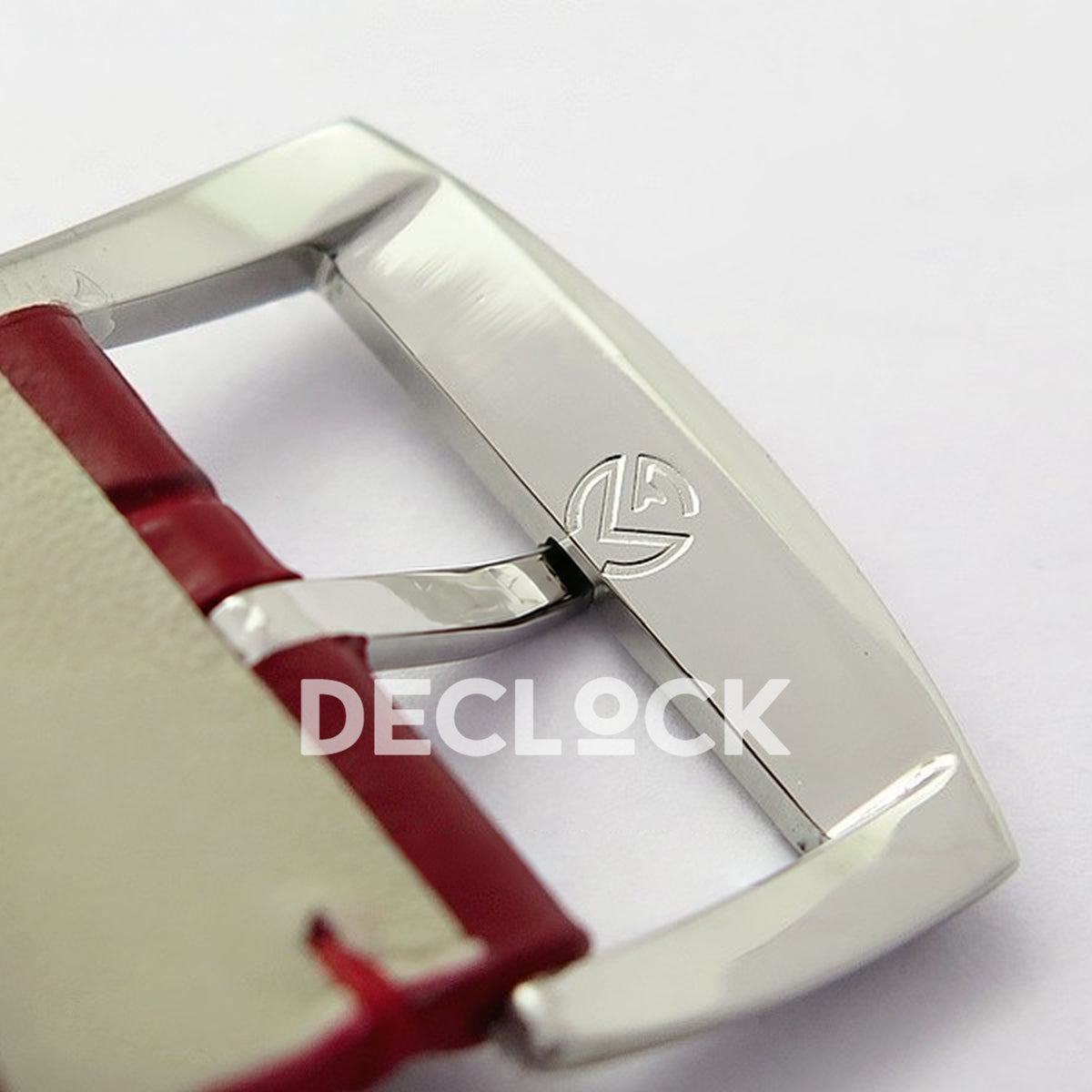 Franck Muller Master Square White Multicolor Arabic Dial Red Leather - Buckle exterior