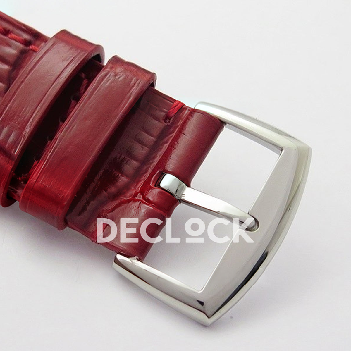 Franck Muller Master Square White Multicolor Arabic Dial Red Leather - Buckle interior