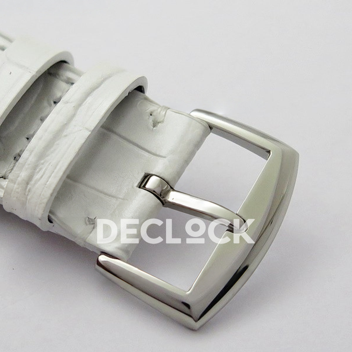 Franck Muller Master Square White Multicolor Arabic Dial White Leather - Buckle interior
