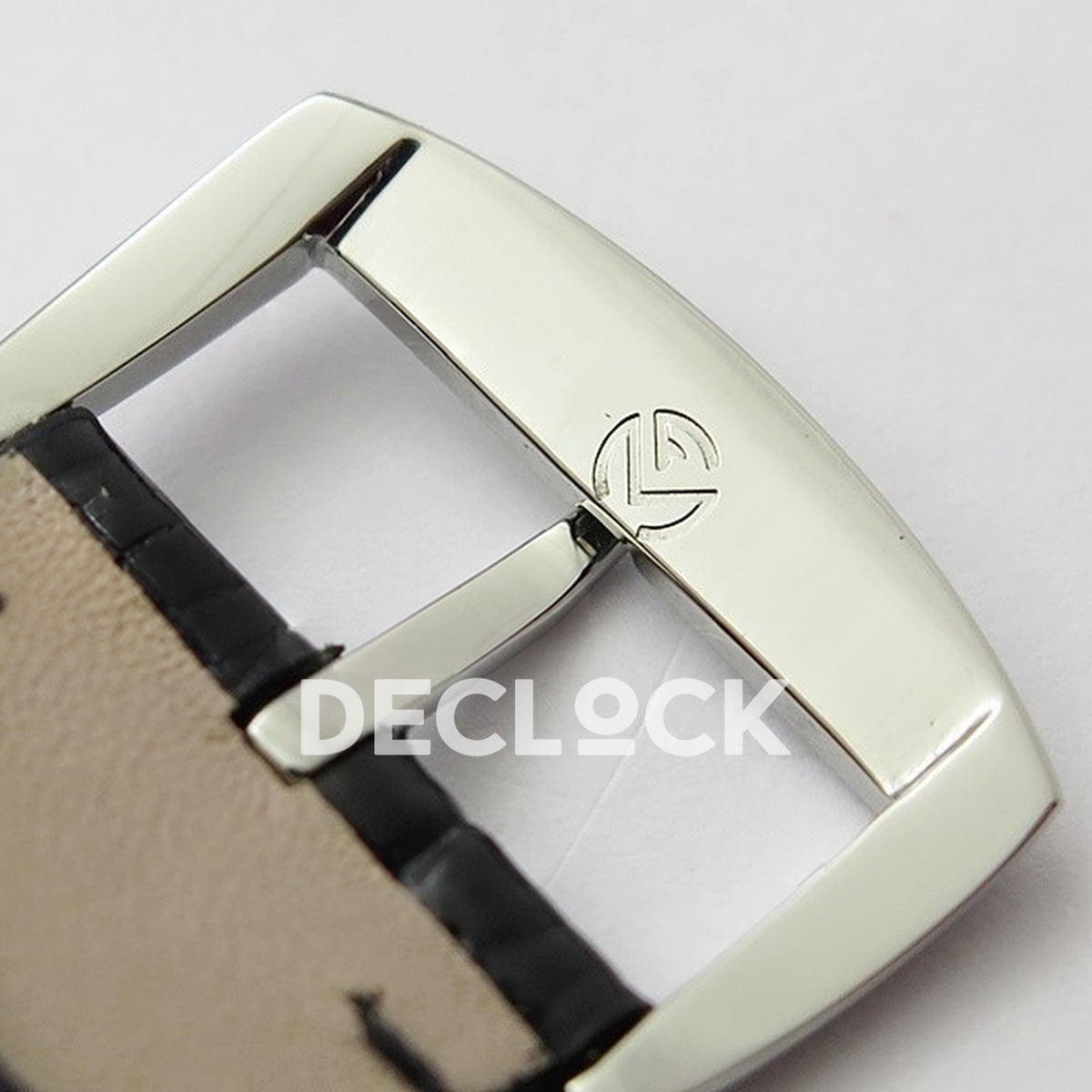Franck Muller Master Square White Multicolor Roman Dial Black Leather - Buckle exterior