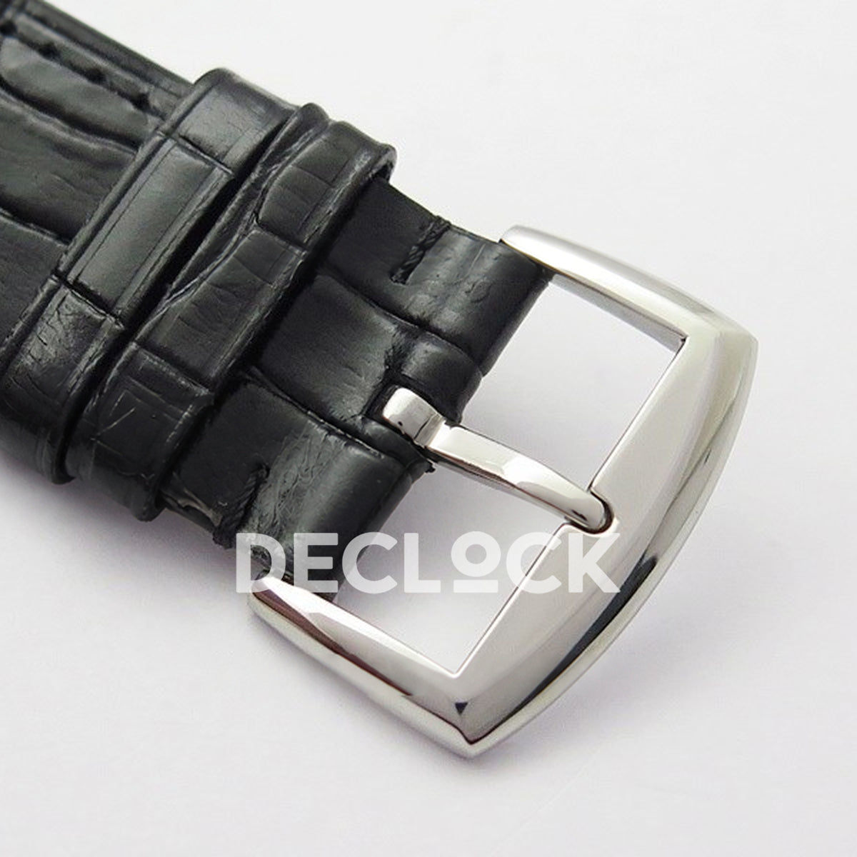 Franck Muller Master Square White Multicolor Roman Dial Black Leather - Buckle interior