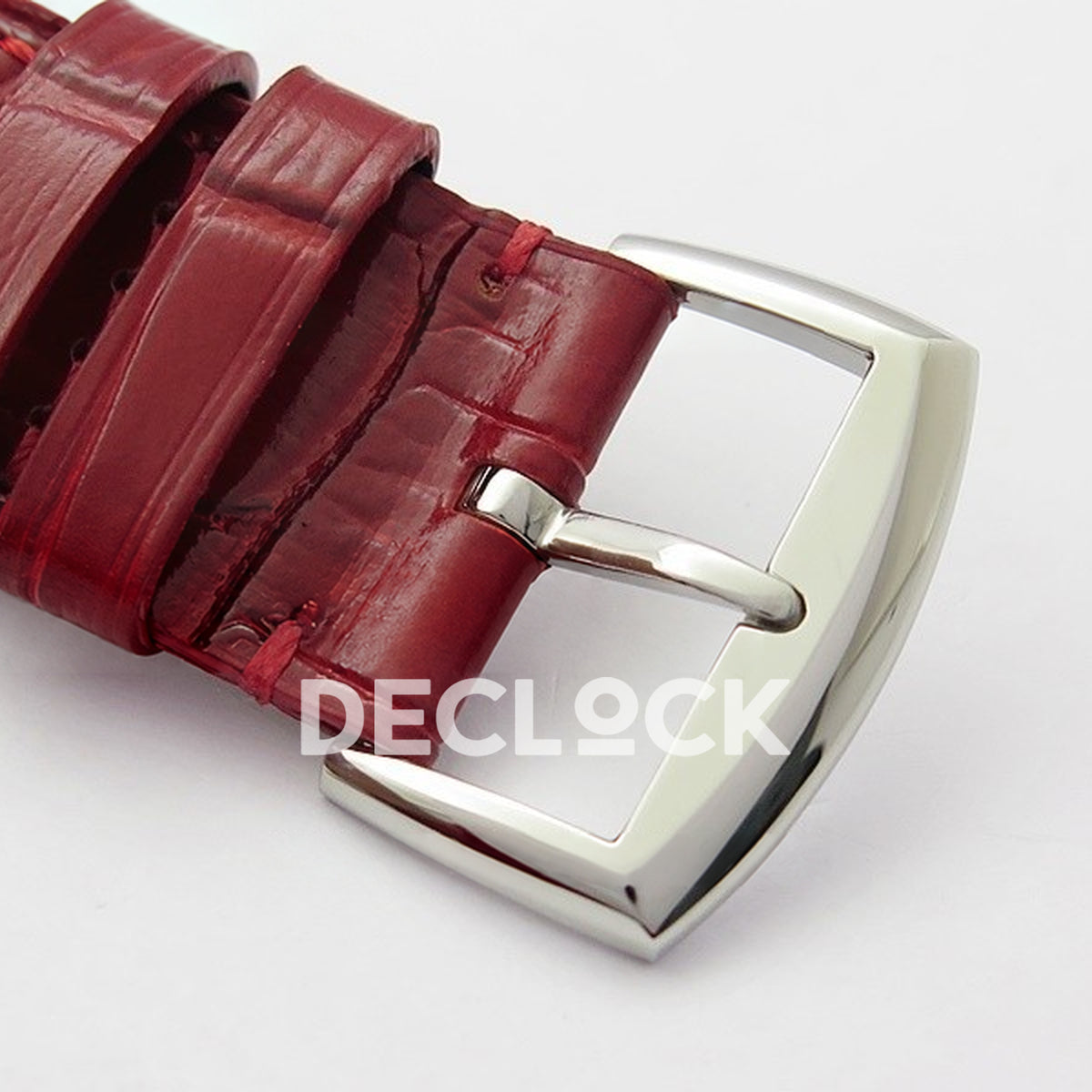 Franck Muller Master Square White Multicolor Roman Dial Red Leather - Buckle interior