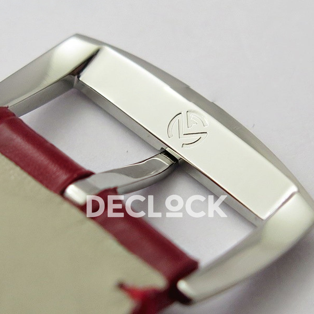 Franck Muller Master Square White Roman Dial Red Leather - Buckle exterior