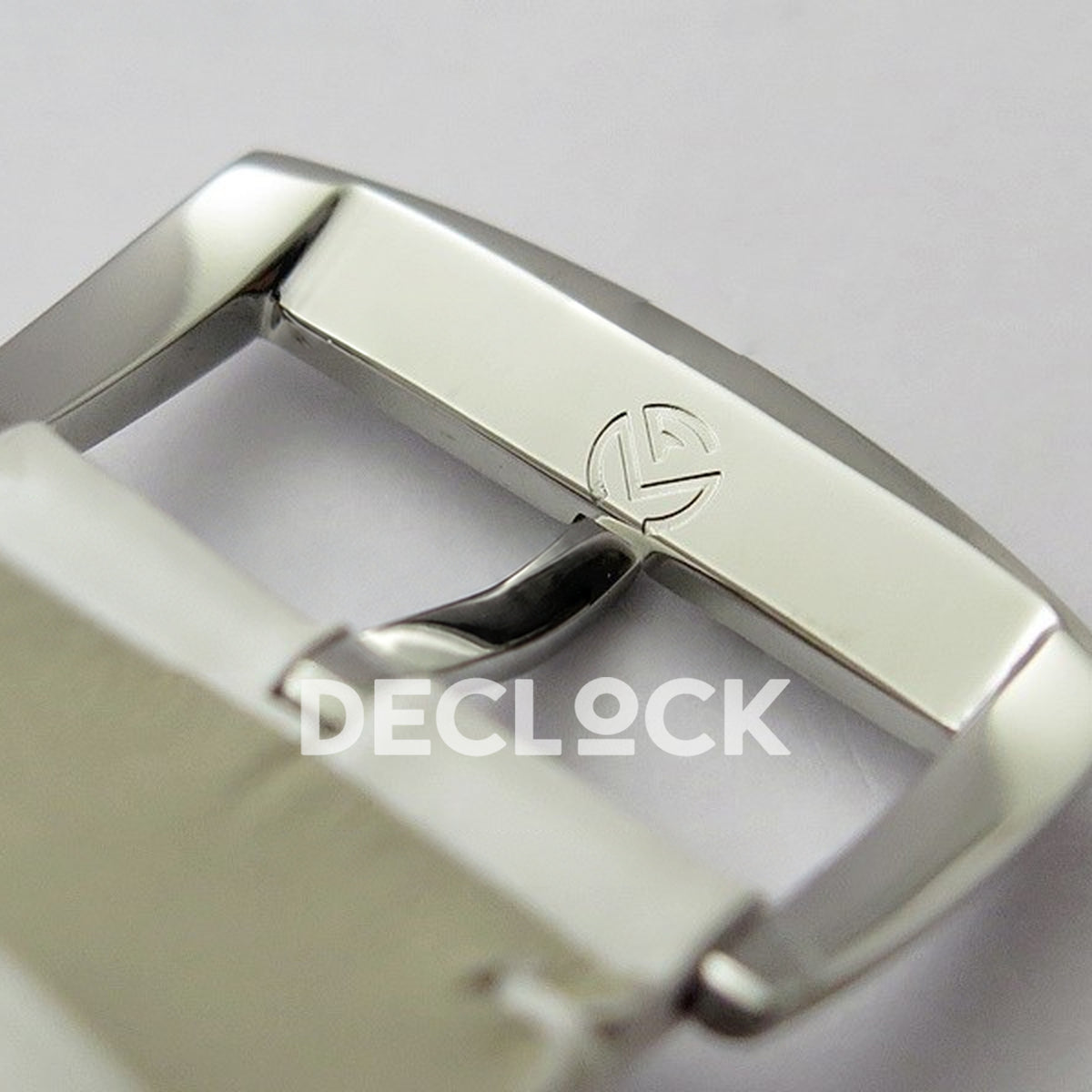 Franck Muller Master Square White Roman Dial White Leather - Buckle exterior