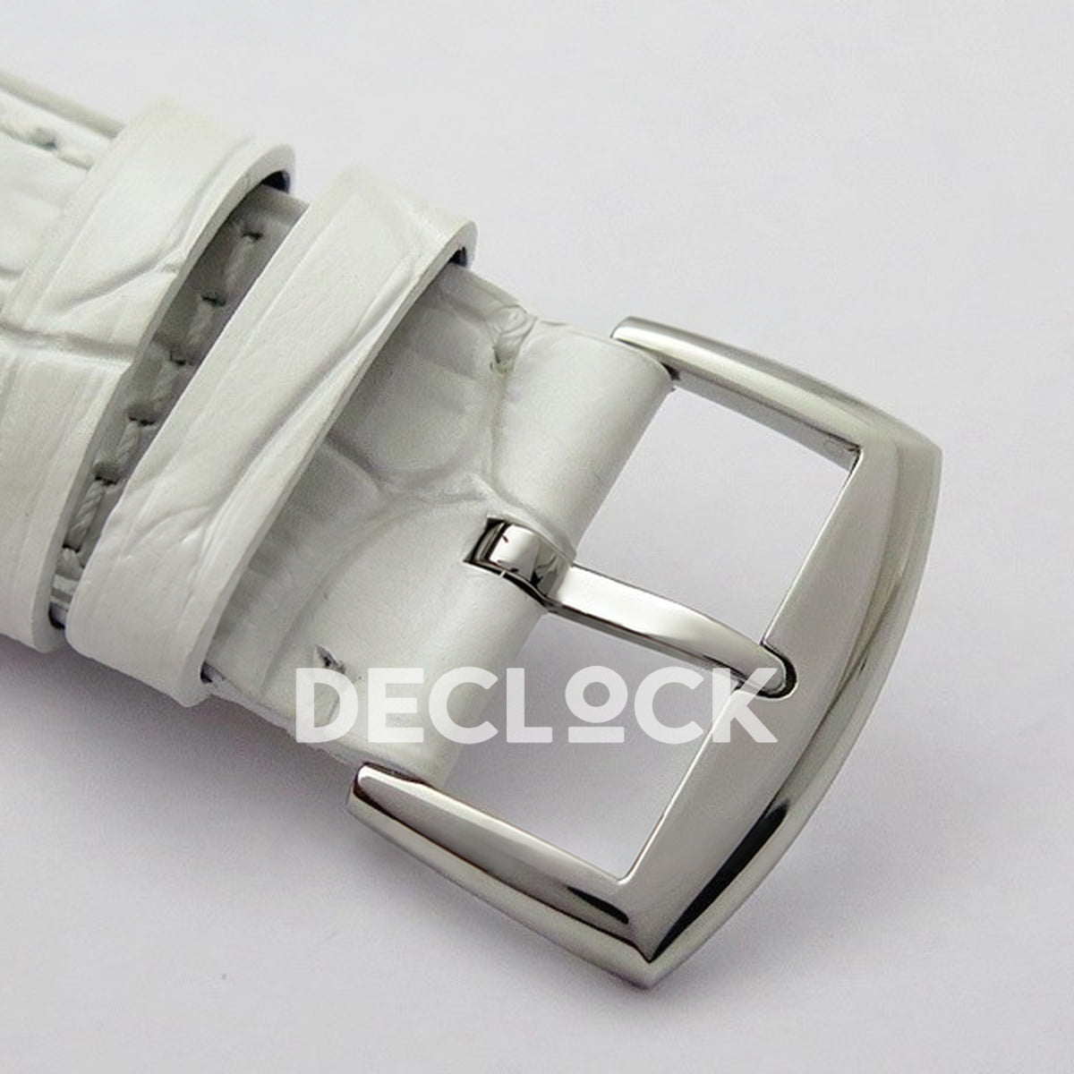 Franck Muller Master Square White Roman Dial White Leather - Buckle interior