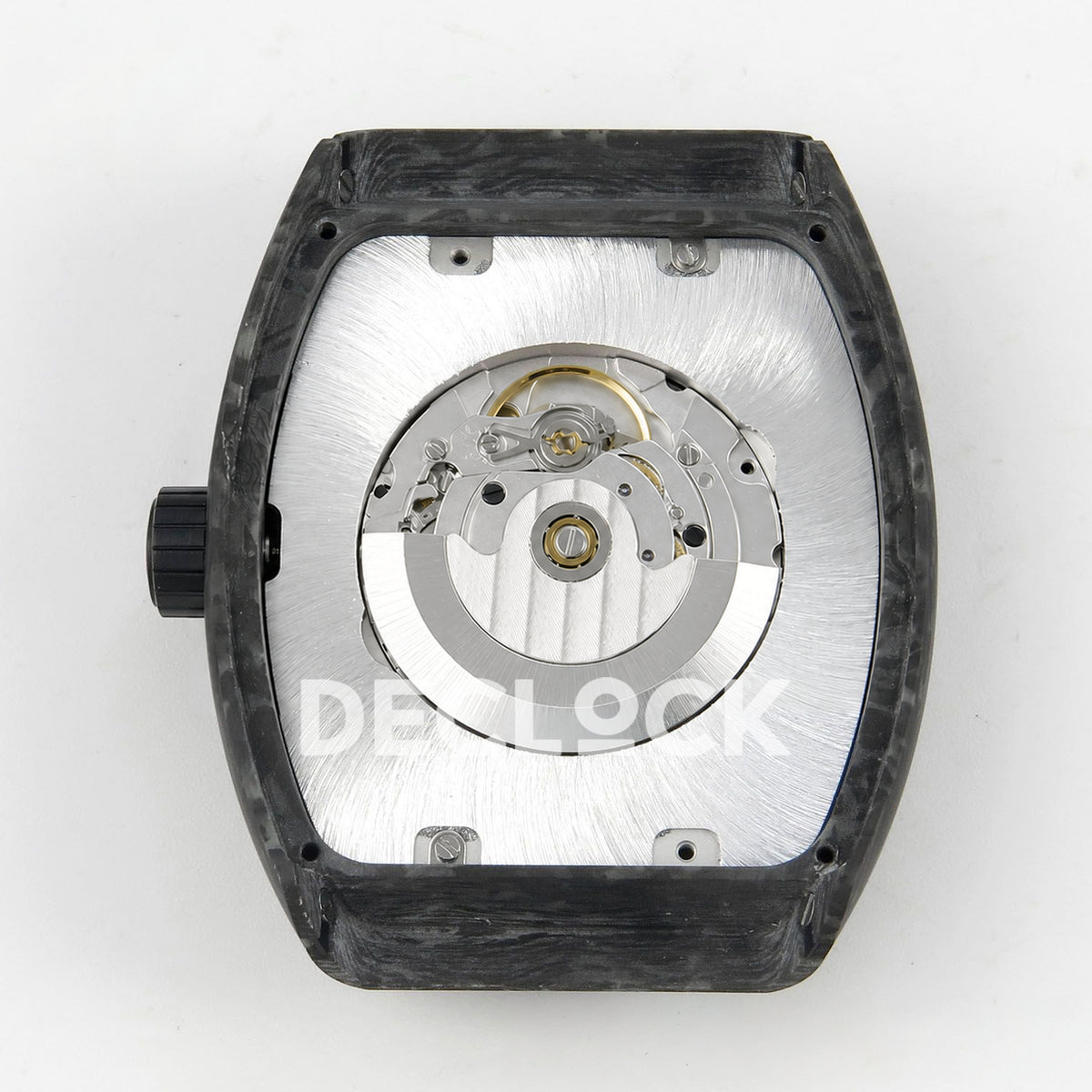 Franck Muller Vanguard Carbon Look Black Yellow ABF A2824 replica - movement back