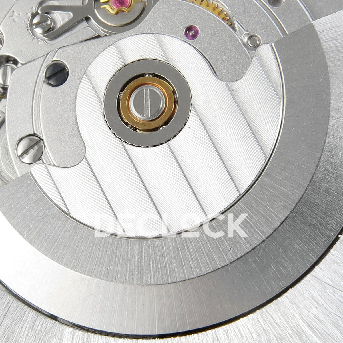 Franck Muller Vanguard Carbon Look Black Yellow ABF A2824 replica - rotor closeup