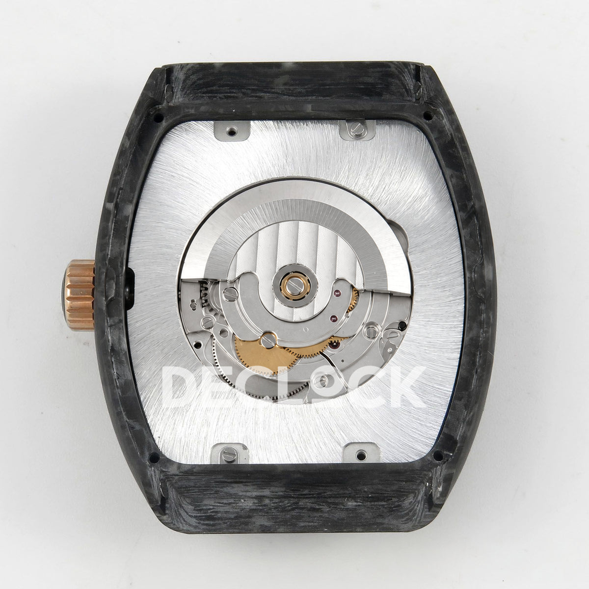 Franck Muller Vanguard Carbon Rose Gold Markers ABF replica - movement back
